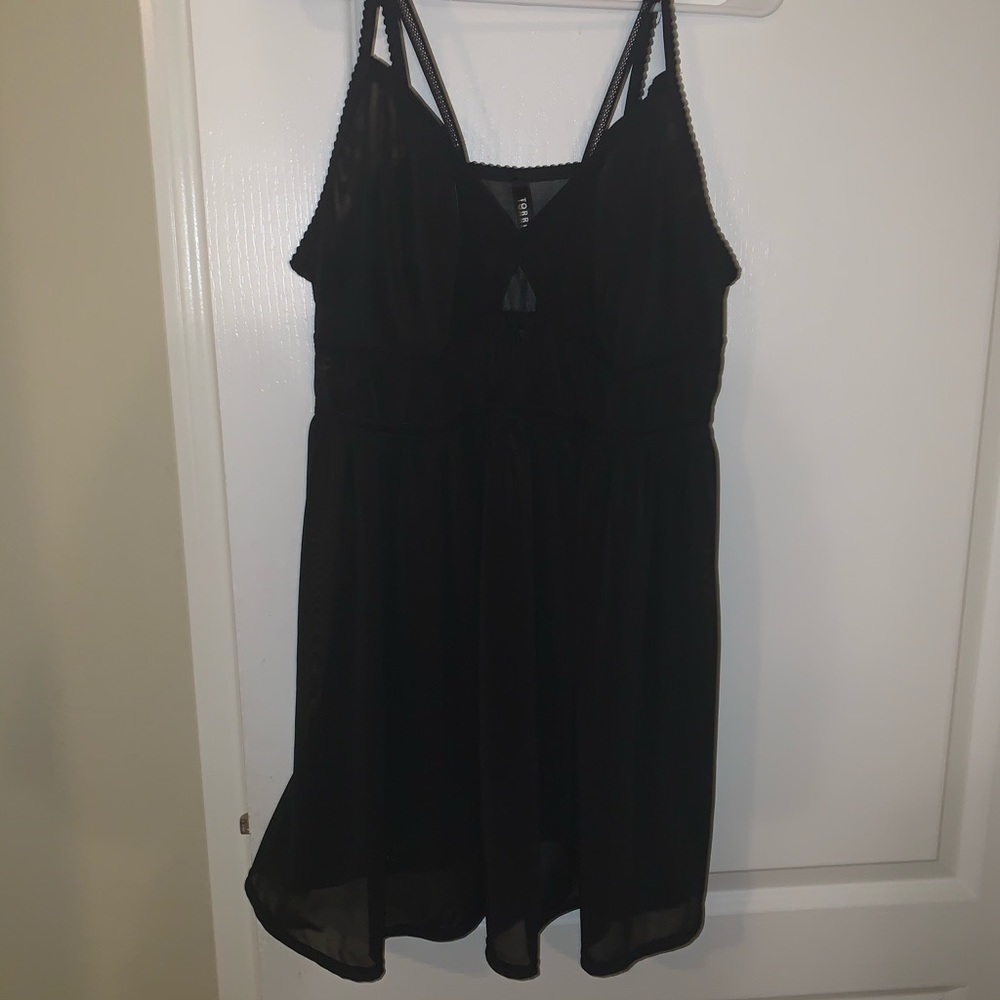 Black babydoll nightie